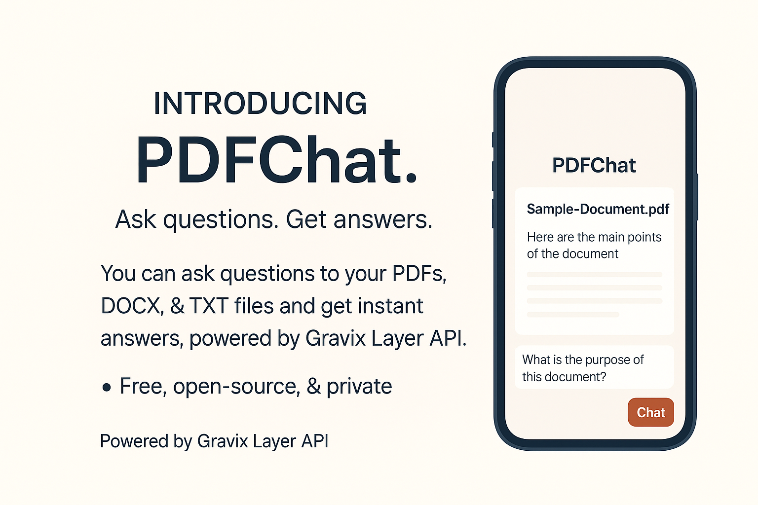 PDF Chat Screenshot